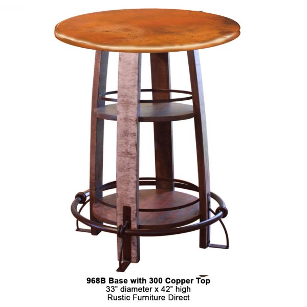 968 Pub Table with Copper Top